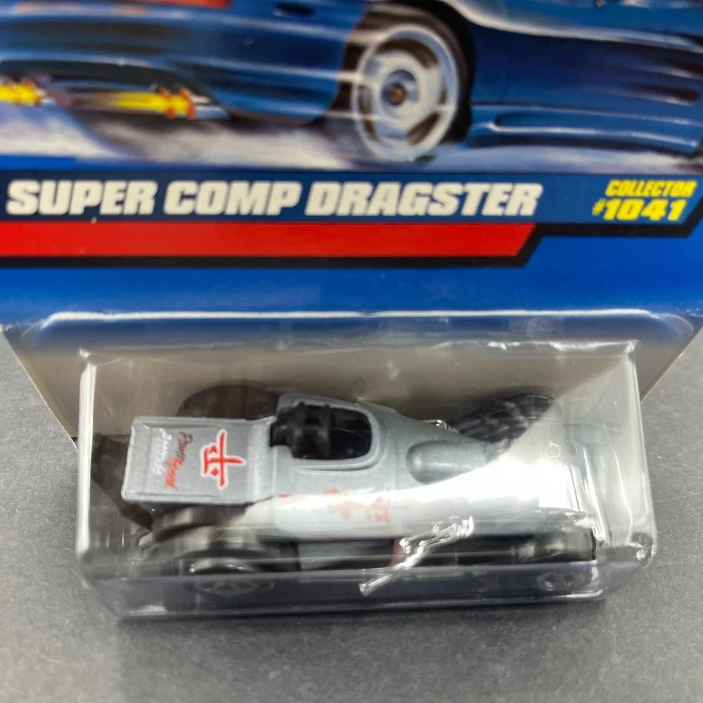 Hot‎ Wheels 1998 Super Comp Dragster Drag Silver Car Diecast 1/64 Scale #1041